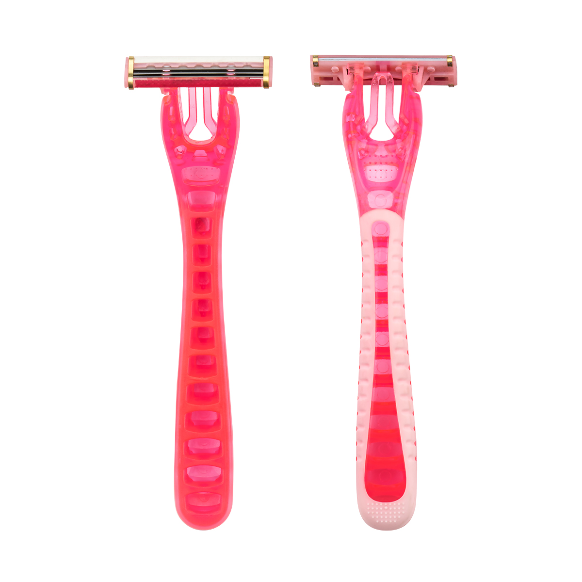 CX-T42-K Sverige rustfrit stål 3 Blades Plastgummi Håndter barbermaskine